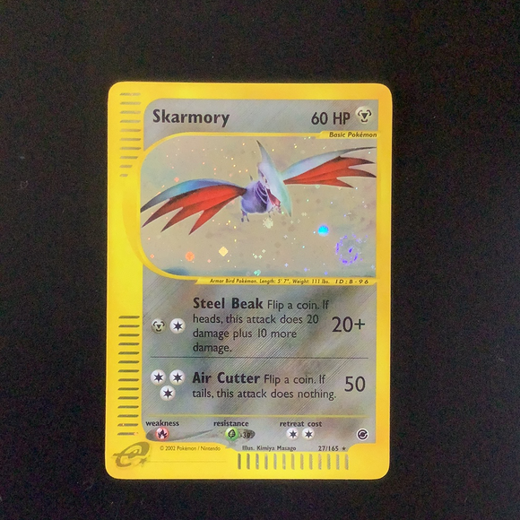 *Pokemon Expedition - Skarmory - 027/165-011271 - New Holo Rare card