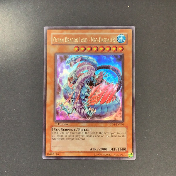 Yu-Gi-Oh! SD4-en001 Ocean Dragon Lord-Neo-Daedalus 1st edition Used – Card  Empire