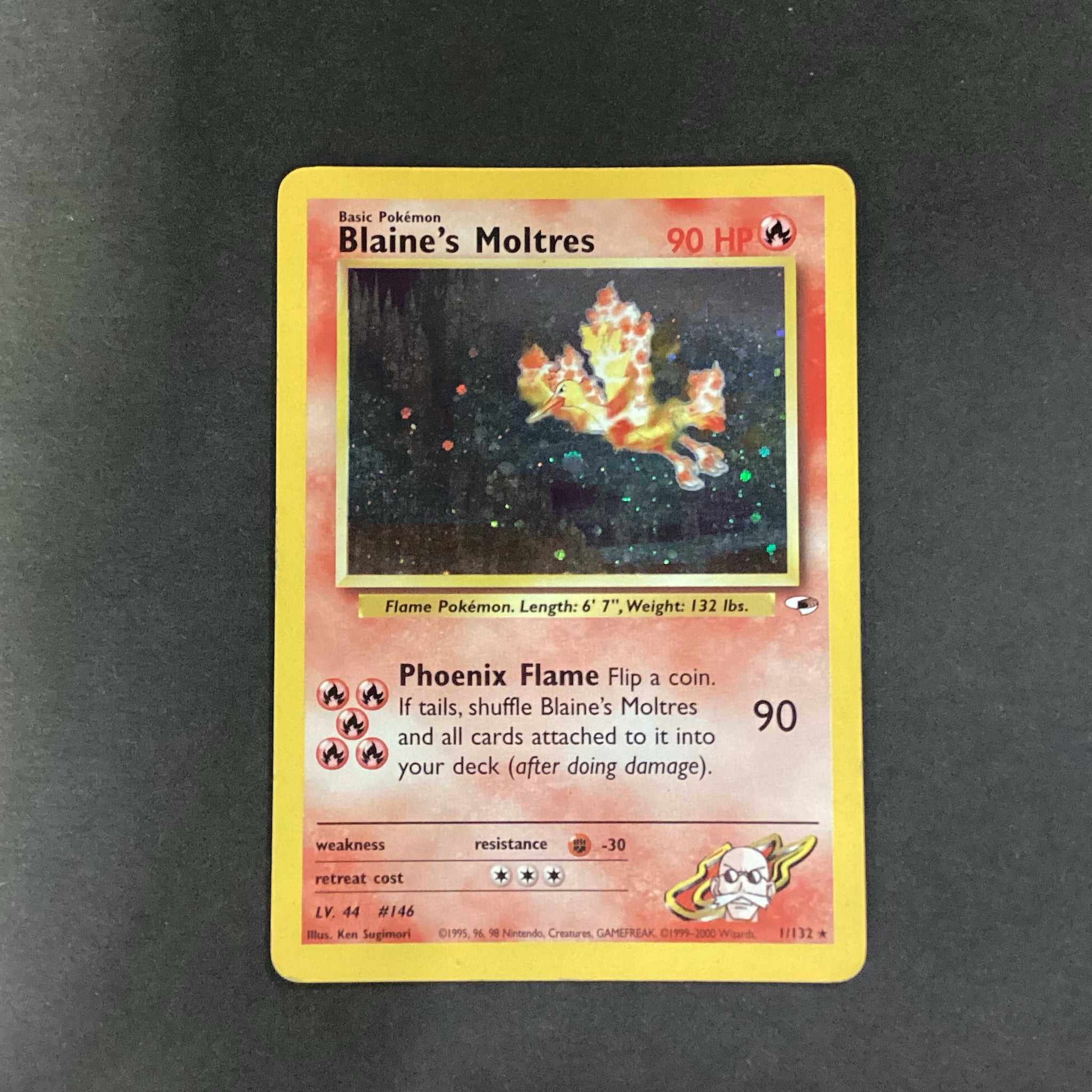 Pokemon Gym Heroes - Blaine's Moltres - 1/132