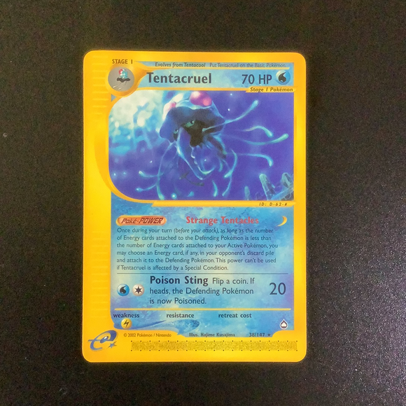 *Pokemon Aquapolis - Tentacruel - 038/147 - As New Rare card