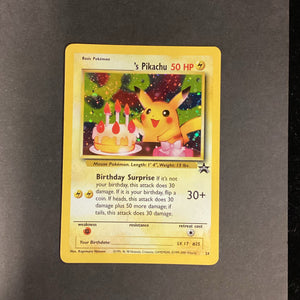 *Pokemon Base Set Wizards Of The Coast Promos - Birthday Pickachu - 24 - As New Rare Holo Promo Card