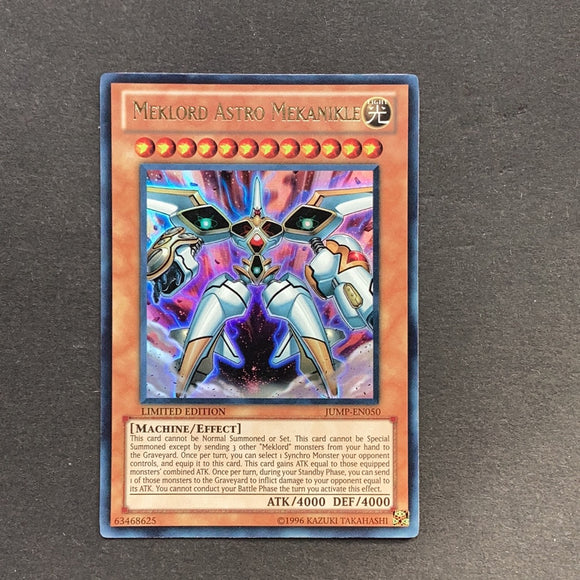 Yu-Gi-Oh! Meklord Astro Mekanikle JUMP-EN050 LIMITED EDITION Ultra Rare As New