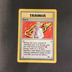Pokemon Gym Heroes Gym Challenge - Blaine - 100/132 - Used Rare Card Card Empire Pokemon Gym Heroes Gym Challenge - Blaine - 100/132 - Used Rare Card Card Empire