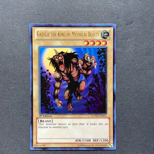 Yu-Gi-Oh Legendary Collection 3 Yugis World - Gazelle the King of Mythical Beasts - LCYW-EN011 - As New Ultra Rare card