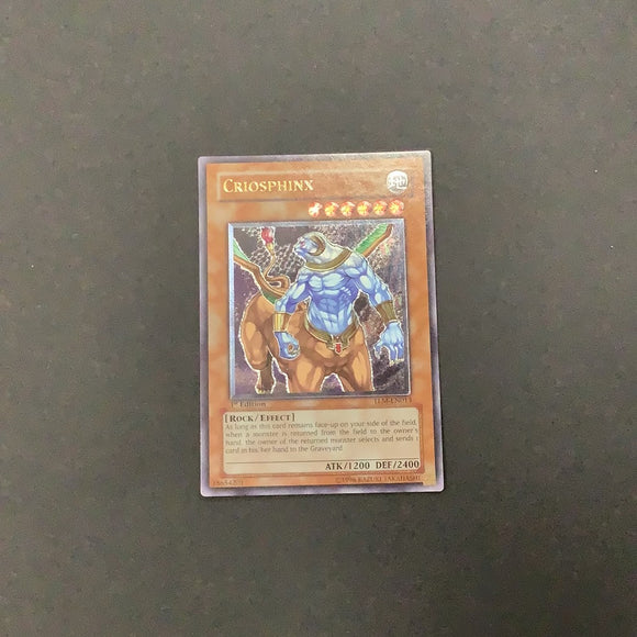 Yu-Gi-Oh Lost Millenium -  Criosphinx - TLM-EN013u - As New Ultimate Rare card