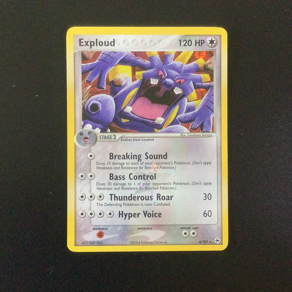 *Pokemon EX Hidden Legends - Exploud - 006/101-011615 - As New Reverse Holo card