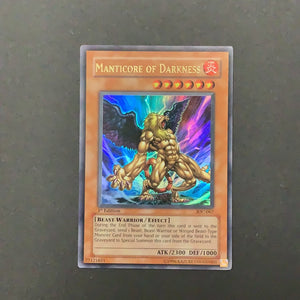Yu-Gi-Oh Invasion of Chaos -  Manticore of Darkness - IOC-067*U - Used Ultra Rare card