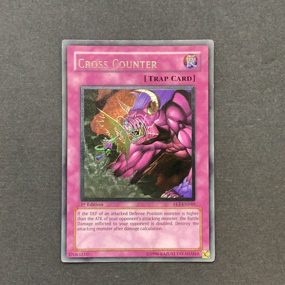 Yu-Gi-Oh Flaming Eternity -  Cross Counter - FET-EN049 - Near Mint Ultimate Rare card