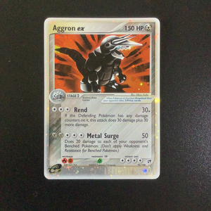 *Pokemon EX Sandstorm - Aggron ex - 095/100 - Holo Rare card