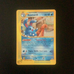 *Pokemon Aquapolis - Azumarill - H04/H32 - Used Holo Rare card