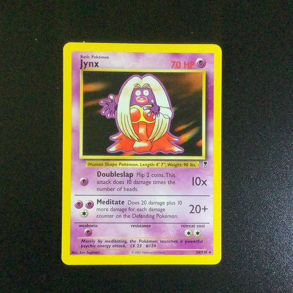 Pokemon Legendary Collection - Jynx - 026/110 - As New Rare card
