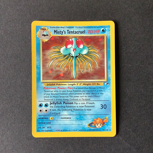 misty's tentacool pokemon card value eBay Auction Item 175582064708 TCG Cards 2000 Gym Heroes cementing its place as a must MISTY'S TENTACRUEL - 10/132 Gym