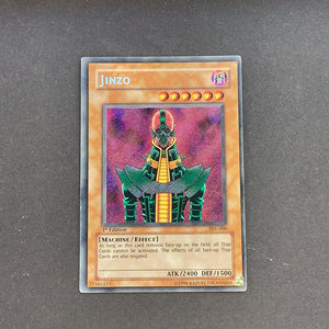 Yu-Gi-Oh Pharaoh's Servant -  Jinzo - PSV-000 - Heavy played 1st edition Secret Rare card