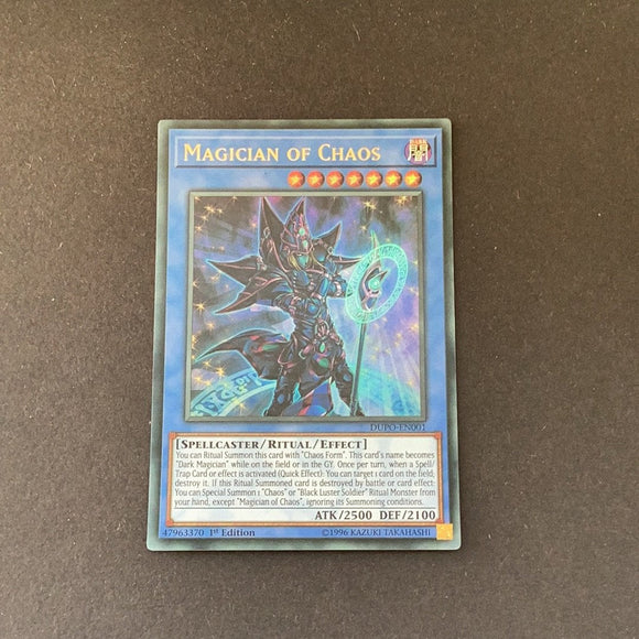 Yu-Gi-Oh Duel Power - Magician of Chaos - DUPO-EN001 - Used Ultra Rare card