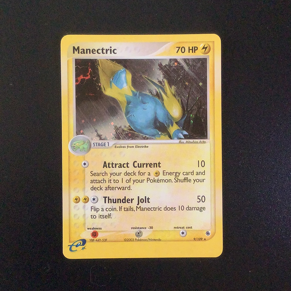 Pokemon EX Ruby & Sapphire - Manectric - 009/109-011332 - New Holo Rare card
