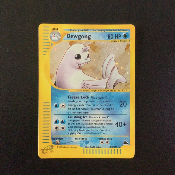 *Pokemon Skyridge - Dewgong - H06/H32 - New Holo Rare card