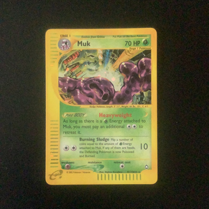 *Pokemon Aquapolis - Muk - H17/H32 - Used Holo Rare card
