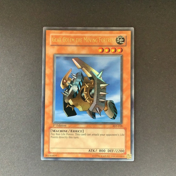 Yu-Gi-Oh! Gear Golem The Moving Fortress AST-018 1st Edition – Card Empire