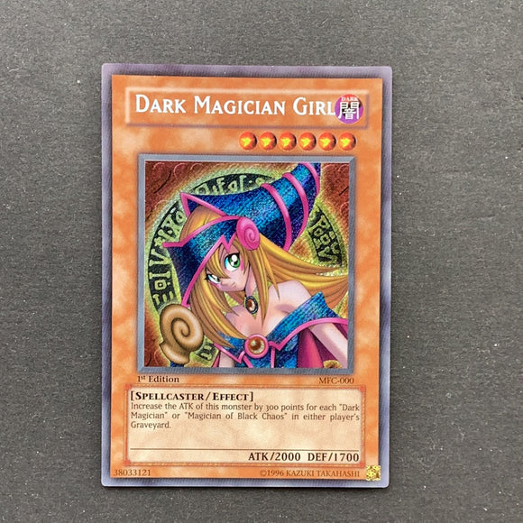Yu-Gi-Oh Magician's Force -  Dark Magician Girl - MFC-000 1st edition Near Mint Secret Rare card