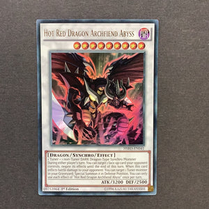 Yu-Gi-Oh! Hot Red Dragon Archfiend Abyss HSRD-EN041 1st edition Ultra Rare Used Condition