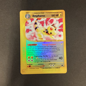 Pokemon E Series Expedition - Ampharos - 2/165 - Used Rare Reverse Holo Card