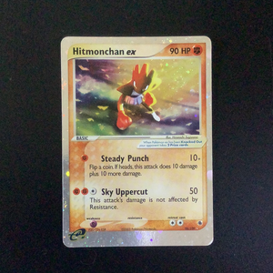 rare hitmonchan pokemon card Pokemon EX Ruby & Sapphire - Hitmonchan ex - 098/109-011359