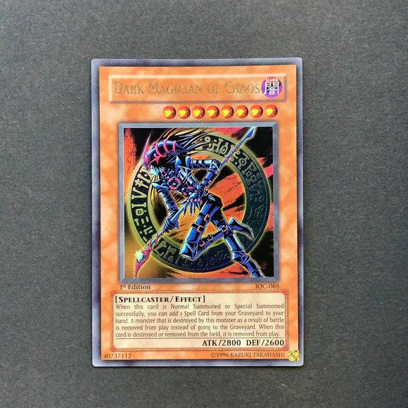 Yu-Gi-Oh Invasion of Chaos -  Dark Magician Of Chaos - IOC-065*U - Used Ultra Rare card