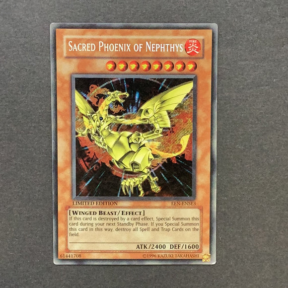 Yu-Gi-Oh Elemental Energy Sacred Phoenix of Nephthys - - EEN-ENSE3 - As New Secret Rare card