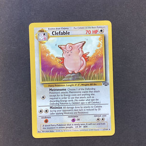 Pokemon Jungle - Clefable - 17/64 - Used Rare Card