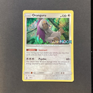 Pokemon Sun & Moon Promos - Oranguru - SM13 - Used Rare Holo Promo Card