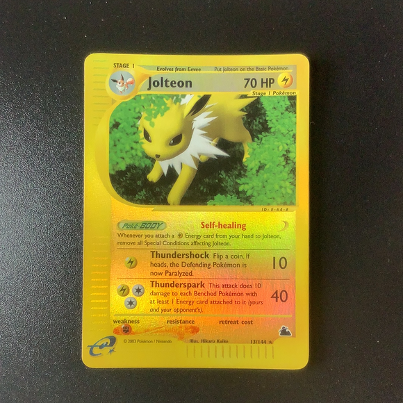 Pokemon Skyridge - Jolteon - 013/144-011308 - As New Reverse Holo card