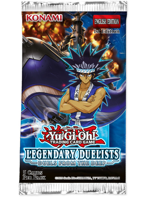 Yu-Gi-Oh Legendary Duelists 9 - Duels From The Deep - 1 Booster Packet - New Booster Packet