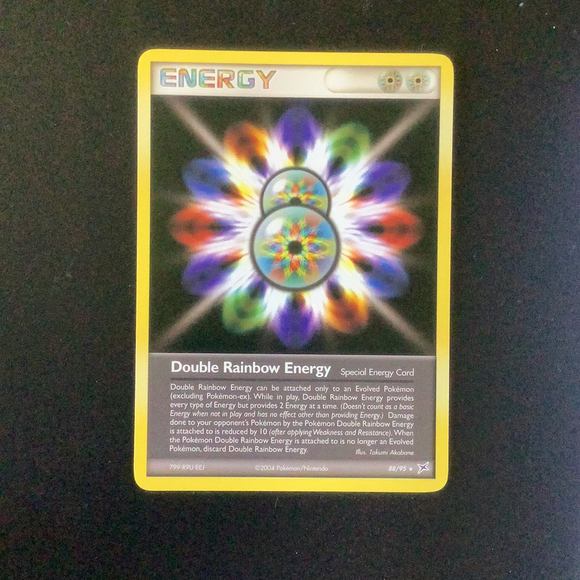 Pokemon Team Magma Vs. Team Aqua - Double Rainbow Energy - 88/95-011651 - Used Rare card