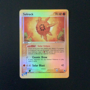 Pokemon EX Sandstorm - Solrock - 013/100 - Used Reverse Holo card