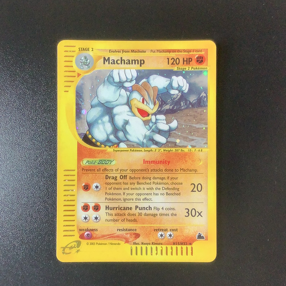 *Pokemon Skyridge - Machamp - H15/H32 - As New Holo Rare card