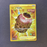 Pokemon Sword & Shield Chilling Reign - Urn Of Vitality - 229/198 - As New Gold Secret Rare Holo Full Art Card