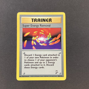 Pokemon Base Set 2 - Super Energy Removal - 108/130 - Used Rare Card