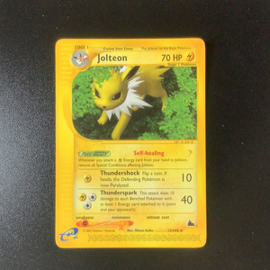 Pokemon Skyridge - Jolteon - 013/144 - As New Rare card