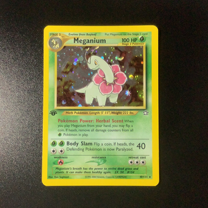 *Pokemon Neo Genesis - Meganium  (1st Edition) - 010/111-011284 - New Holo Rare card
