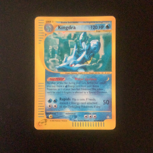 *Pokemon Aquapolis - Kingdra - H14/H32 - Used Holo Rare card