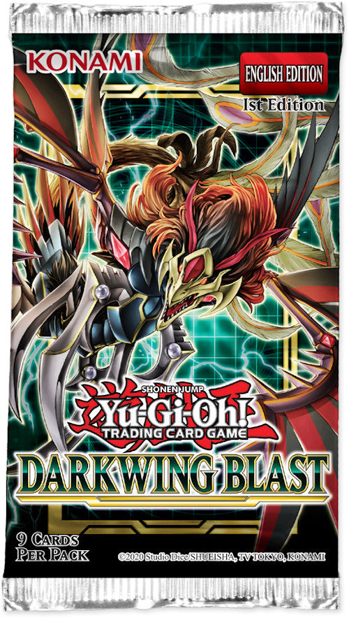 Yu-Gi-Oh Darkwing Blast - 1 Booster Packet - New Booster Packet