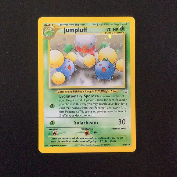 Pokemon Neo Revelation - Jumpluff - 009/64*U-010974 - Used Holo Rare card