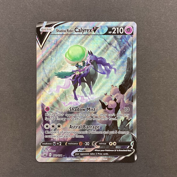 Pokemon Sword & Shield Chilling Reign - Shadow Rider Calyrex V