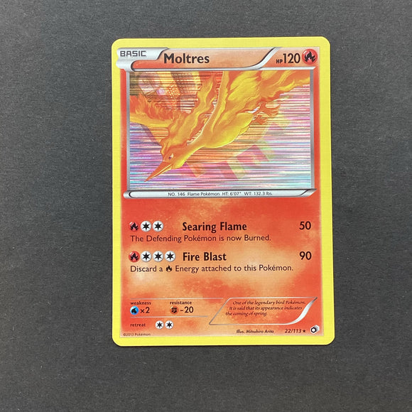 Pokemon Black & White Legendary Treasures - Moltres - 22/113 - Used Ra Card Empire Pokemon Black & White Legendary Treasures - Moltres - 22/113 - Used Ra Card Empire