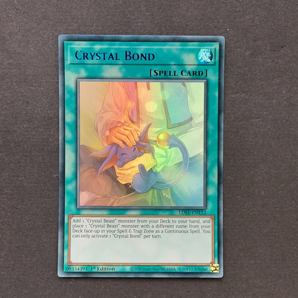 Yu-Gi-Oh! Crystal Bond (Green) - LDS1-EN112 Ultra Rare 1st Edition - Legendary Duelists: Season 1