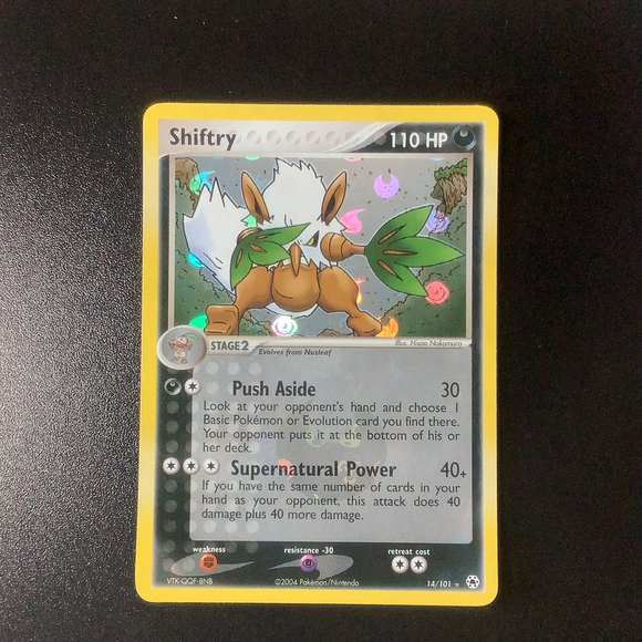 Pokemon EX Hidden Legends - Shiftry - 014/101 - As New Reverse Holo card