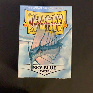 Dragon Shield - 100 Standard size card sleeves - Sky Blue Matte