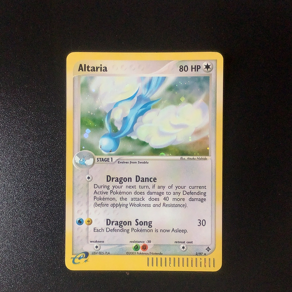 *Pokemon EX Dragon - Altaria - 02/97 - New Holo Rare card