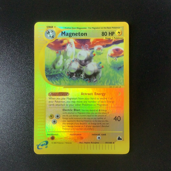 Pokemon Skyridge - Magneton - 019/144 - As New Reverse Holo card