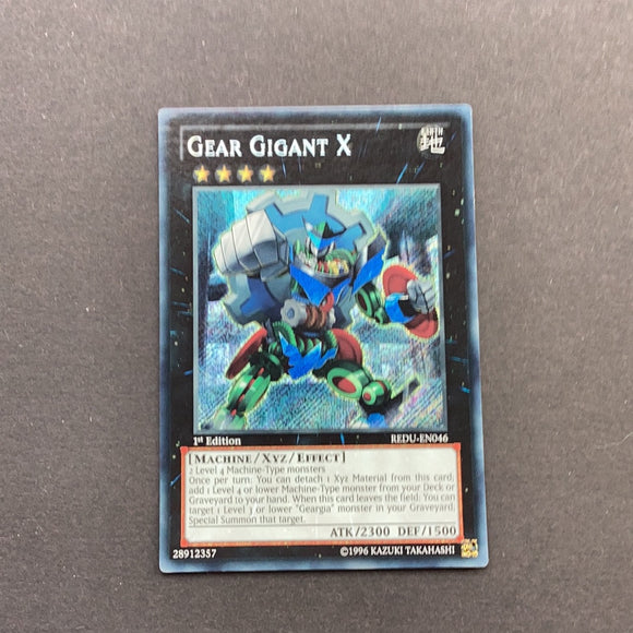 Yu-Gi-Oh Return of the Duelist - Gear Gigant X - REDU-EN046 - As New Secret Rare card